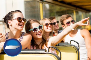 bus tour with Tennessee icon